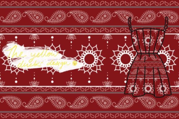 Floral Mandala Paisley Ethnic Pattern