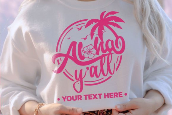 Hello Summer SVG, Aloha Y’all SVG PNG