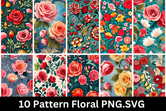 Pattern Floral Illustration V21