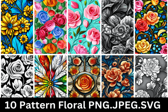 Pattern Floral Illustration V6