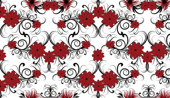 Red Floral Ornament: Elegant, But Does It Stitch Well?