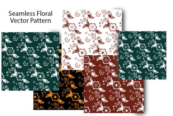 Unique Seamless Floral Vector Pattern